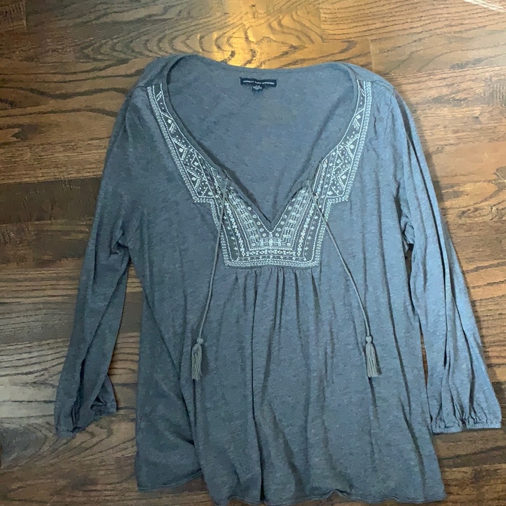 Grey American Eagle Shirt